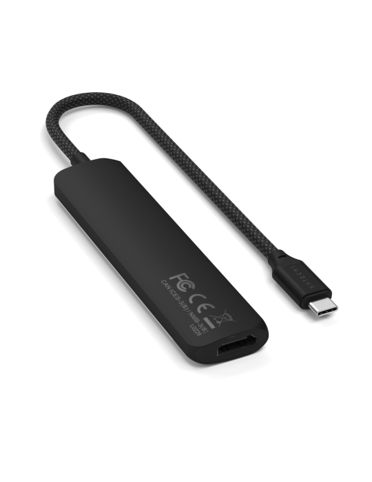 Satechi USB-C 6-in-1 Slim Multiport Adapter Black