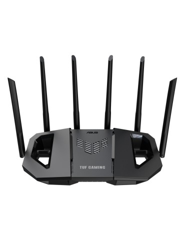 ASUS TUF Gaming BE6500 WiFi 7 Router WLAN BE6500 Dualband, 3x 2.5G LAN, 1x 2.5G WAN, 6x Antenne (extern)