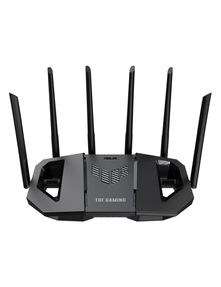 ASUS TUF Gaming BE6500 WiFi 7 Router WLAN BE6500 Dualband, 3x 2.5G LAN, 1x 2.5G WAN, 6x Antenne (extern)