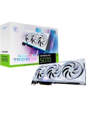 MSI GeForce RTX 5070 12G GAMING TRIO OC WHITE - 12GB GDDR7, HDMI, 3x DP