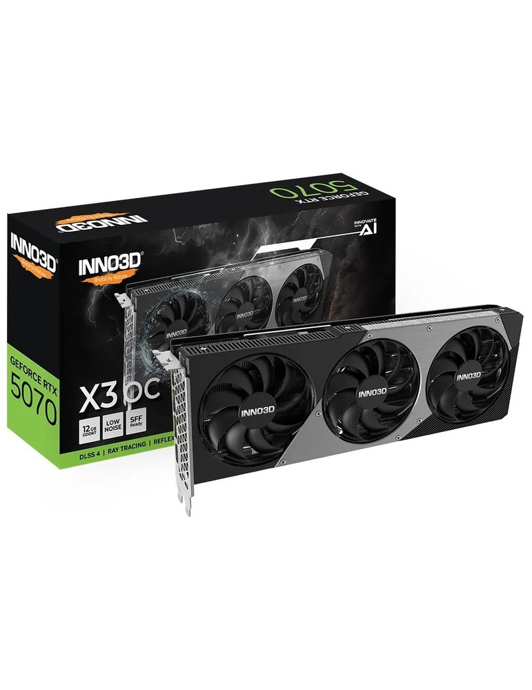 INNO3D GeForce RTX 5070 X3 OC - 12GB GDDR7, HDMI, 3x DP