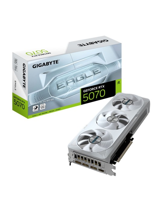 GIGABYTE GeForce RTX 5070 Eagle OC ICE SFF 12G - 12GB GDDR7, HDMI, 3x DP