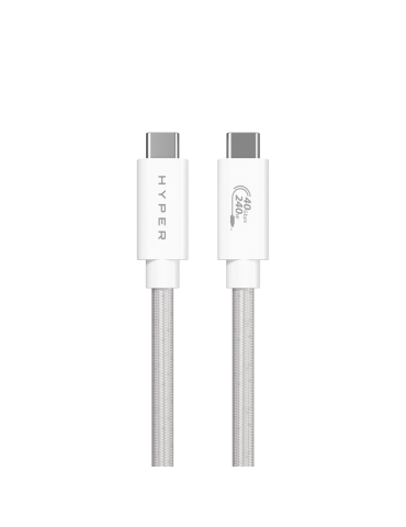Hyper HyperDrive USB4 Performance Cable - White HyperDrive USB4 Performance Cable - White