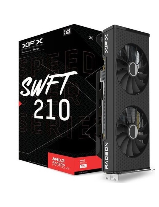 XFX Speedster SWFT 210 Radeon RX 7700 XT Core Edition - 12GB GDDR6, HDMI, 3x DP