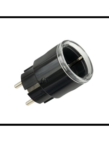 Shelly Plug S Gen3 Matter schwarz - kleiner smarter Stecker mit Bluetooth-Konnektivität und Leistungsmessung