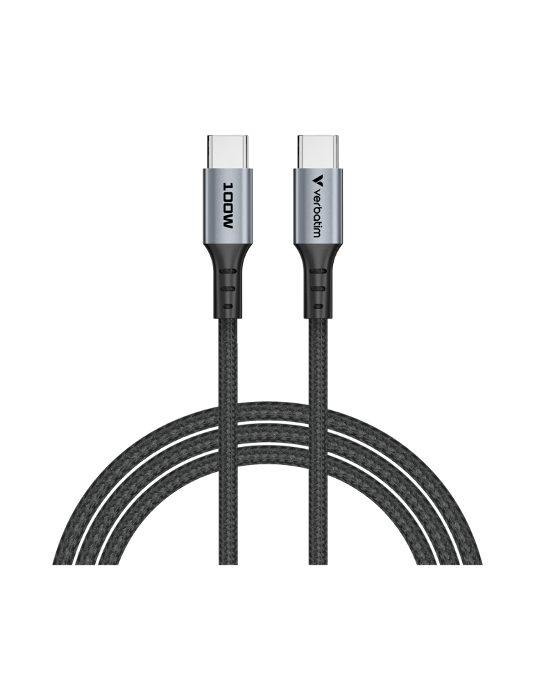 VERBATIM Sync & Charge USB-C zu USB-C 100W 120 cm