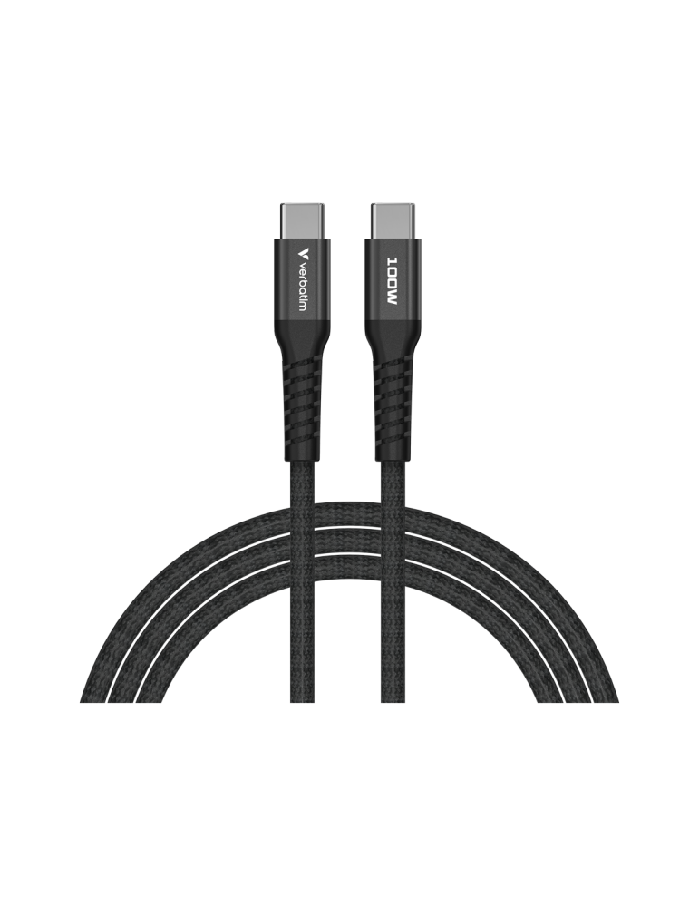 VERBATIM Sync & Charge USB-C zu USB-C 100W Magnetkabel 120 cm