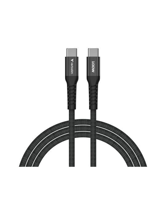 VERBATIM Sync & Charge USB-C zu USB-C 100W Magnetkabel 120 cm