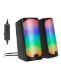 Speedlink TONOS RGB Gaming Stereo Lautsprecher, schwarz