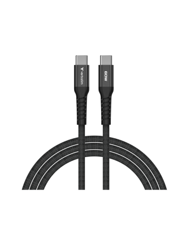 VERBATIM Sync & Charge USB-C zu USB-C 60W Magnetkabel 120 cm - schwarz