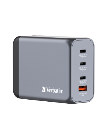 VERBATIM GNC-200 GaN Netzladegerät 4 Port 200W USB A/C