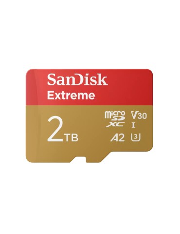 SanDisk 2TB Extreme microSD Speicherkarte 240MB/s & 130MB/s Lese/Schreibgeschwindigkeit, A2 C10 V30 UHS-I U3