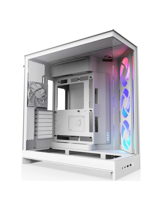 NZXT H9 FLOW RGB (2025) weiß | PC-Gehäuse