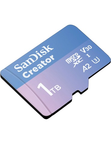 SanDisk Creator MicroSD-Speicherkarte 1TB Hohe Übertragungsgeschwindigkeiten von bis zu 190 MB/s