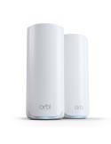 NETGEAR Orbi 770 Serie WiFi 7 Mesh-System 2er-Pack WLAN BE10800 Triband, 5x 2.5G LAN, 1x 2.5G WAN, Abdeckung bis zu 360 m²