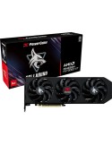 Powercolor Radeon RX 9060 XT Hellhound 8GB OC Grafikkarte - 8GB GDDR6, 2x HDMI, 2x DP