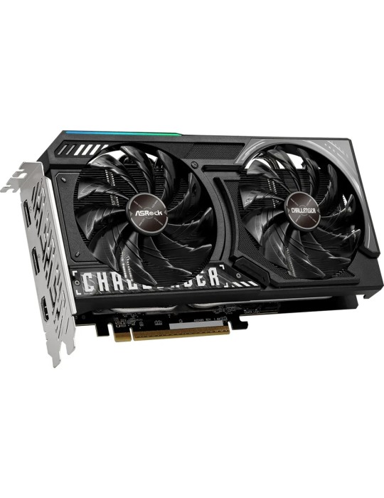 ASRock Radeon RX 9060 XT 16GB Challenger OC Grafikkarte - 16GB GDDR6, 2x HDMI, 2x DP