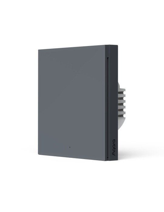 Aqara Smart Wall Switch H1(With Neutral, Single Rocker) grau - (HomeKit)