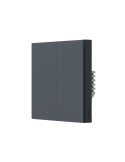Aqara Smart Wall Switch H1(With Neutral, Double Rocker) grau - (HomeKit)