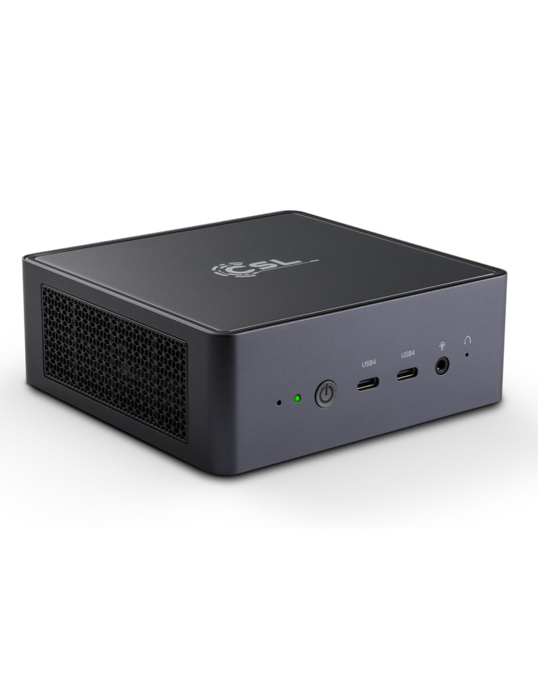 CSL VenomBox Mini PC AMD® Ryzen 7 8845HS, 32GB DDR5 RAM, 1000GB M.2 NVMe SSD, Radeon 780M, oOS