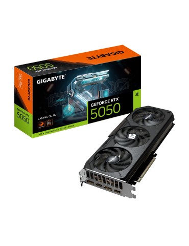 GIGABYTE GeForce RTX 5050 8GB Gaming OC Grafikkarte - 8GB GDDR6, 2x HDMI, 2x DP