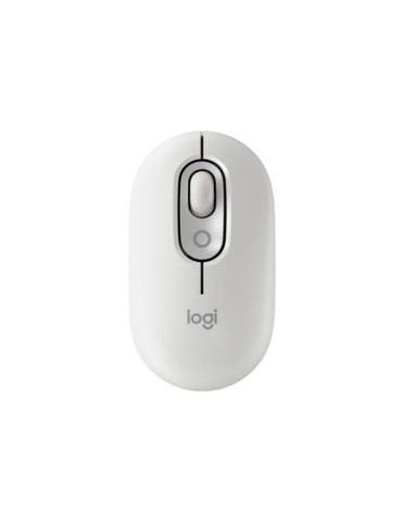 Logitech POP Mouse with emoji - WEIß 3 Easy-Switch-Kanäle, 4 Tasten, Unterstützt Logi Options+
