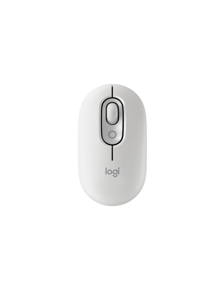 Logitech POP Mouse with emoji - WEIß 3 Easy-Switch-Kanäle, 4 Tasten, Unterstützt Logi Options+