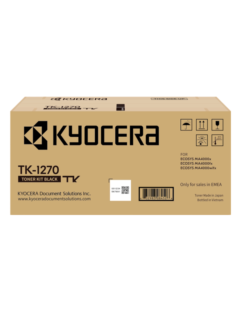 Kyocera Toner TK-1270 schwarz, 10000 Seiten