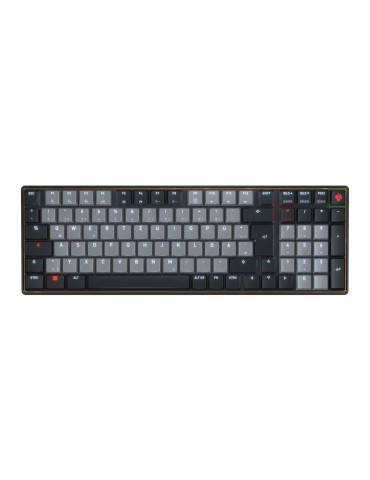 CHERRY KW 550 MX LP, Mechanische 96% Tastatur, DE-Layout Zwei Verbindungsmodi: Bluetooth® und kabelgebunden, RGB-LED für Ladesta