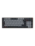 CHERRY KW 550 MX LP, Mechanische 96% Tastatur, DE-Layout Zwei Verbindungsmodi: Bluetooth® und kabelgebunden, RGB-LED für Ladesta