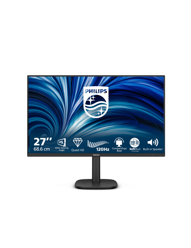 Philips 27B2N3500J 27 Zoll - QHD Office Monitor IPS-Panel, QHD, 120 Hz, 4ms, schwarz