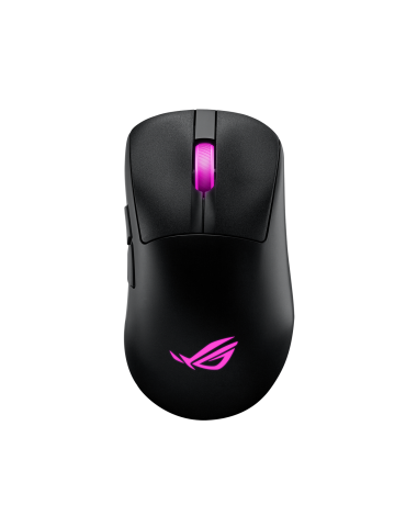 ASUS ROG Keris II Origin Kabellose ergonomische Gaming Maus, 65g leicht, 3-Zonen-RGB-Beleuchtung, black