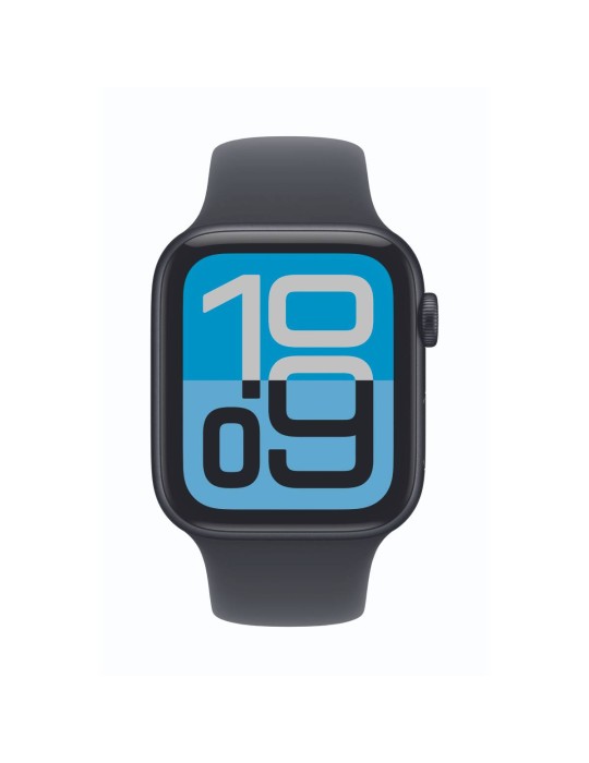 Apple Watch SE 3  44mm Mitternacht Aluminium Gehäuse mit Mitternacht Sport Band - M/L