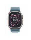 Apple Watch Ultra 3 Cellular 49mm Natur Titan Gehäuse mit Hellblau Alpine Loop - Medium