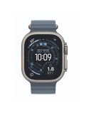Apple Watch Ultra 3 Cellular 49mm Natur Titan Gehäuse mit Maritimblau Ocean Band