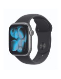 Apple Watch Series 11 Cellular 42mm Space Grau Aluminium Gehäuse mit Schwarz Sport Band - M/L