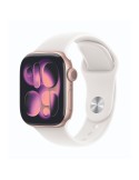 Apple Watch Series 11 Cellular 42mm Roségold Aluminium Gehäuse mit Blassrosa Sport Band - M/L