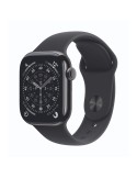Apple Watch Series 11 Cellular 42mm Schiefer Titan Gehäuse mit Schwarz Sport Band - M/L