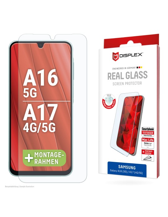 Displex Panzerglas für Samsung Galaxy A16 (5G)/A17 (4G/5G)