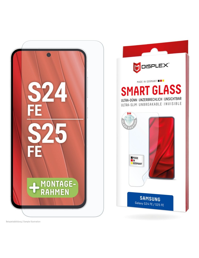 Displex Displayschutzfolie (9H) fürSamsung Galaxy S24 FE/S25 FE