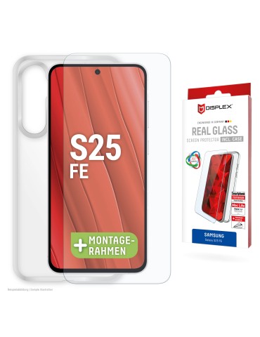 Displex Panzerglas + Handyhülle für Samsung Galaxy S25 FE