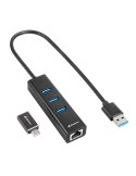 Sharkoon 3-Port USB 3.2 Gen 1 Alu Hub