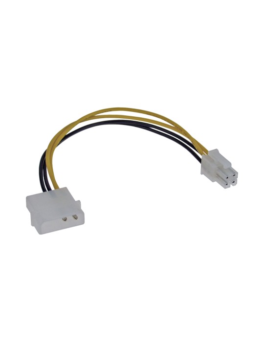 InLine® Stromadapter intern, 4pol Netzteil zu 4pol Mainboard 20cm