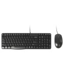 Rapoo Desktopset "NX1820", QWERTZ (deutsch)-Layout Maus mit 1600-dpi-Sensor - Spritzwassergeschützt