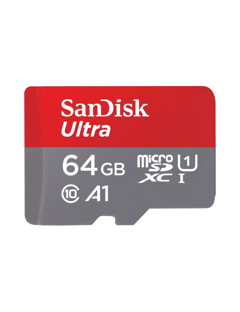 SanDisk Ultra microSDXC 64GB Speicherkarte + SD Adapter 140MB/s A1 Class 10 UHS-I