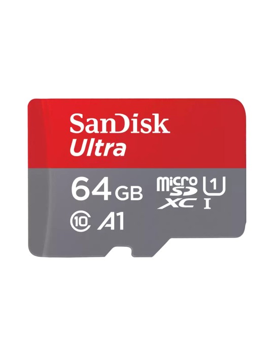 SanDisk Ultra microSDXC 64GB Speicherkarte + SD Adapter 140MB/s A1 Class 10 UHS-I