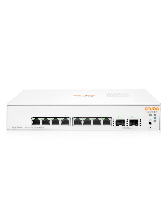 HPE Networking Instant On 1930 10-Port Switch [8x Gigabit-LAN, 2x SFP, lüfterlos]