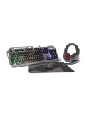 Speedlink LUNERA 4in1 Illuminated Gaming Set, Maus, Tastatur, Mauspad und Headset, schwarz