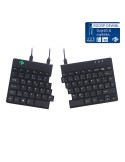R-Go Split Break Ergonomische Tastatur, QWERTZ (DE) - schwarz, kabelgebunden