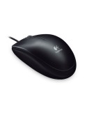 Logitech B100, Optische Maus mit USB-Anschluss, beidhändig verwendbar, schwarz